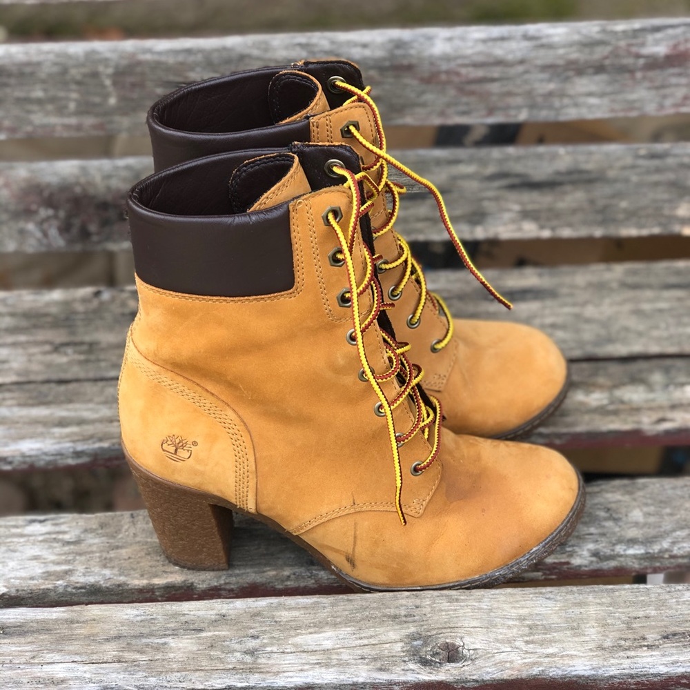 Timberland Boots - Chunky Heel size 7